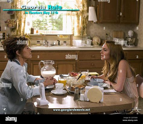 JANE FONDA, LINDSAY LOHAN, GEORGIA RULE, 2007 Stock Photo - Alamy