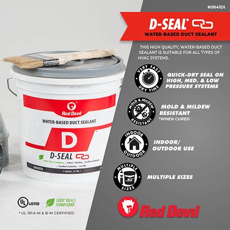 D-Seal® Water Based Duct Sealant