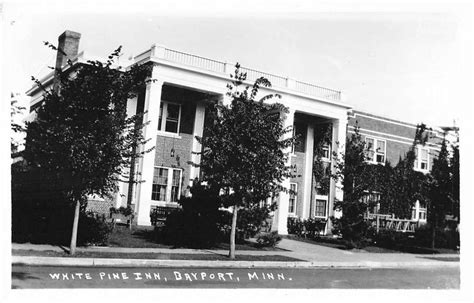 Bayport Minnesota birds eye view White Pine Inn hotel Real photo PC Z10887 - Mary L. Martin Ltd ...