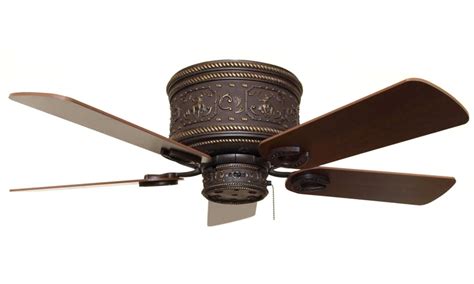 Copper Canyon Cheyenne Ceiling Hugger Fan - Rustic Lighting & Fans