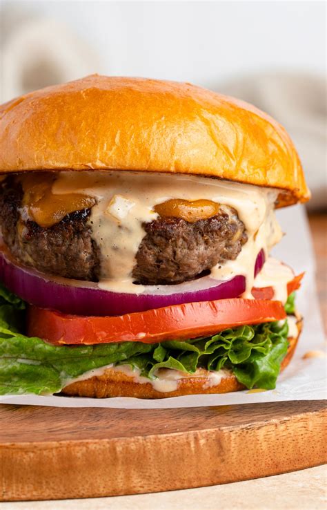 Buffalo Burger with an Easy Burger Sauce | Recipe | Buffalo burgers ...