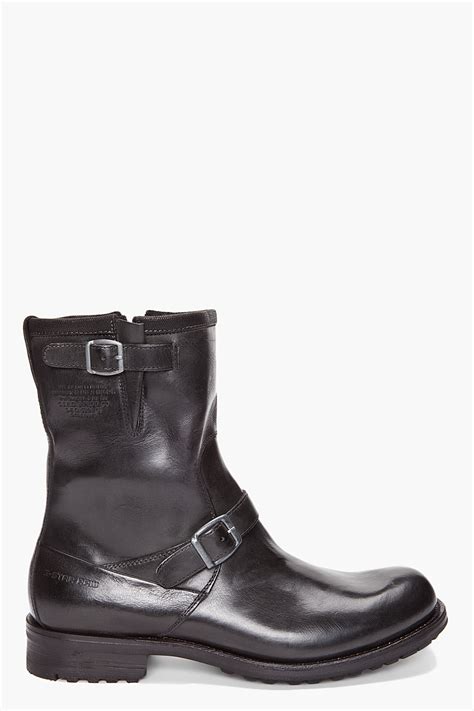 G-star Raw Patton Rigger Boots in Black for Men | Lyst