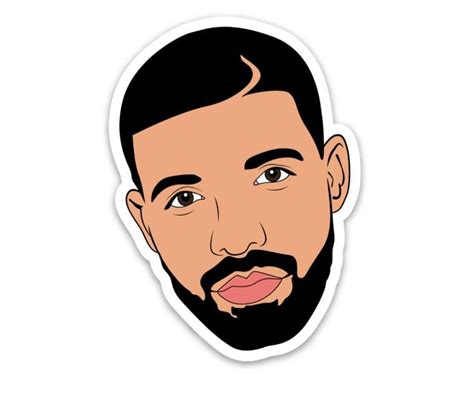 Drake Vinyl Sticker | Vinyl sticker, Drake, Print stickers