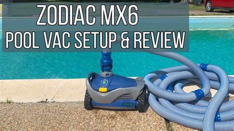 Zodiac MX6 Pool Vacuum Setup & Review (In-Ground Pool) *AMAZING* - YouTube