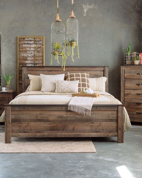 Trinell King Panel Bed | Mathis Home | Farmhouse bedroom furniture ...