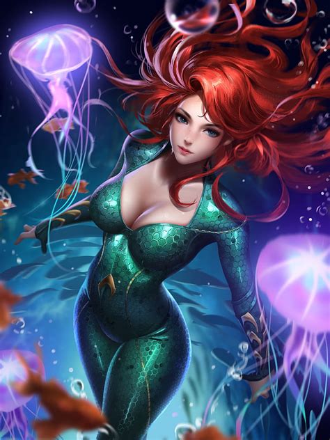 HD wallpaper: Mera, Aquaman, Comic Girls, superheroines, DC Comics, women | Wallpaper Flare