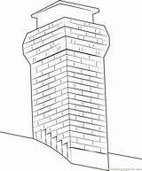 Chimney Coloring Page sketch template