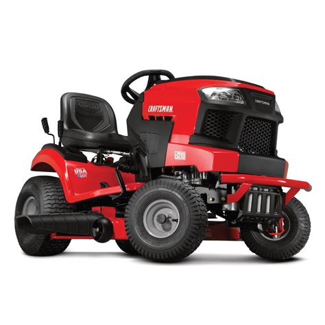 CRAFTSMAN T210 18-HP Hydrostatic 42-in Riding Lawn Mower with Mulching ...