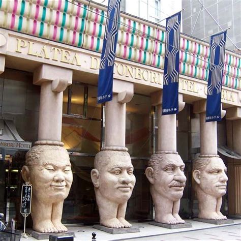 Dotonbori Hotel Front Pillars – Osaka, Japan - Atlas Obscura