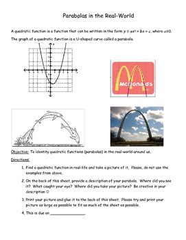 Parabola In Nature Examples