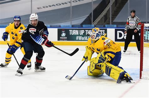 IIHF - Gallery: Sweden vs USA - 2021 IIHF World Junior Championship