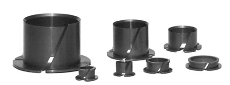 POBCO Plastics - Light Duty Molded Nylon-MD Sleeve Slit Flange Bearings