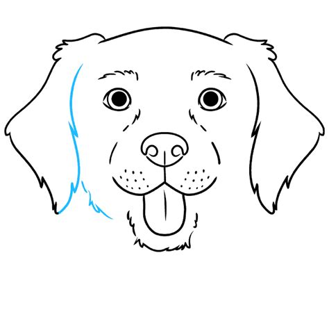 How to Draw a Dog Head - Really Easy Drawing Tutorial