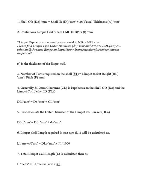 Limpet Coil | PDF