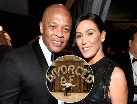 Dr. Dre Celebrates Divorce From Nicole Young With "Divorced AF" Balloons