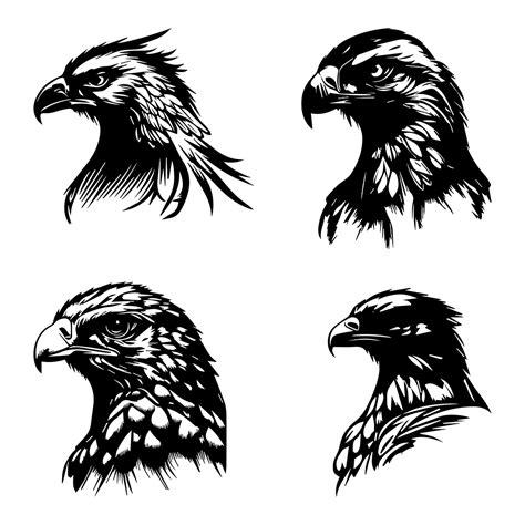 Eagle Head Logo Vector Set, Eagle Vector Logo, icon, Sketch - MasterBundles