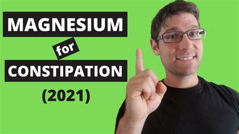 MAGNESIUM Citrate for CONSTIPATION: Benefits/Dosage/Tips (2021) - YouTube