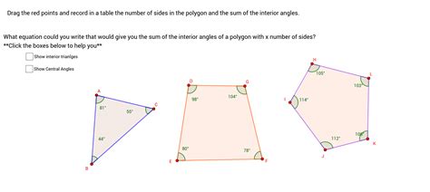 polygon interior angle sum theorem – GeoGebra