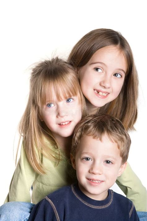 3 siblings stock photo. Image of lovely, natural, handsome - 8157540