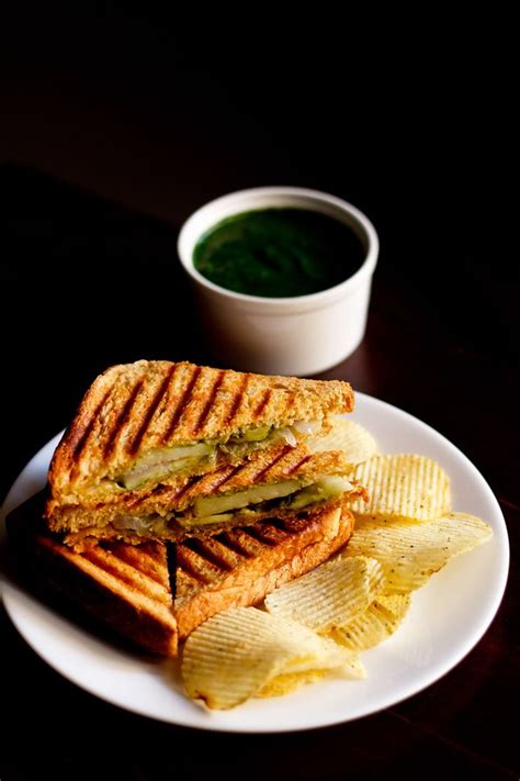 Grilled Sandwich (Street Style Veg Grilled Sandwich) » Dassana's Veg Recipes