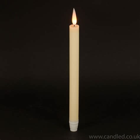 Taper LED Candle 12″ X 7/8″ Diameter - Candled