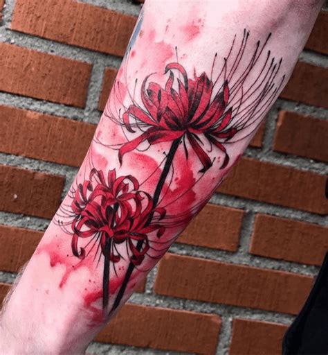 Wanted to share my red spider lily tattoo! (TG inspired) : r/TokyoGhoul