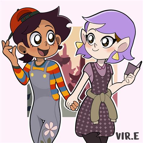 Really cute Lumity fan art (by Vir__E on Twitter) : TheOwlHouse