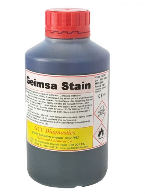 Giemsa stain - routine blood stain - S0390 - gccdiagnostics.com