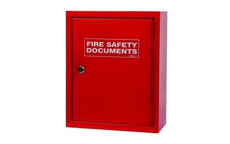 Metal Document Cabinet, Key Lock, Red (FMDCK/RED) - £32.00 - Trade Fire Safety