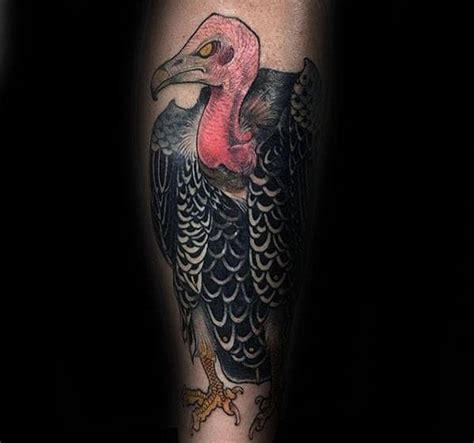 70 Vulture Tattoo Designs For Men - Scavenging Bird Ink Ideas