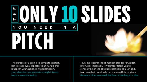 The Only 10 Slides You Need in Your Pitch - Guy Kawasaki