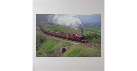 Steam train poster | Zazzle