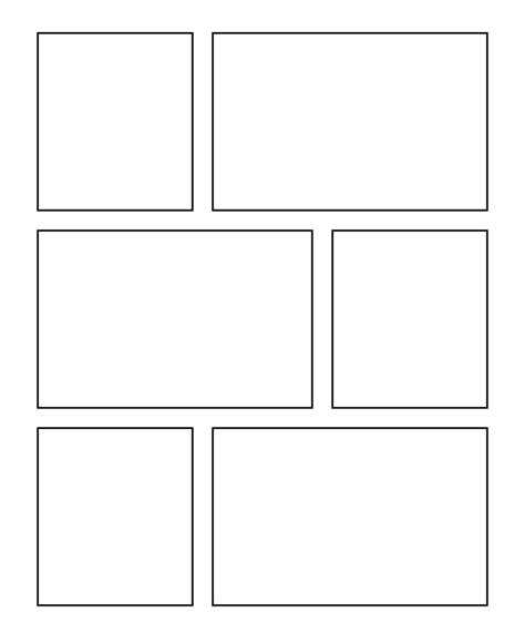 comic template | Comic Template | Mise en page