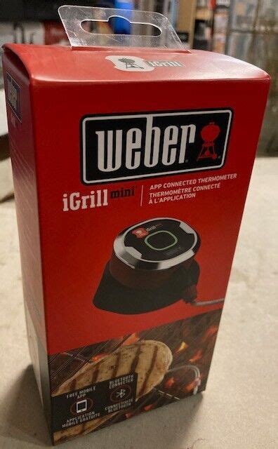 Weber iGrill Mini App Connected Thermometer Wireless Bluetooth Connected Sealed | eBay