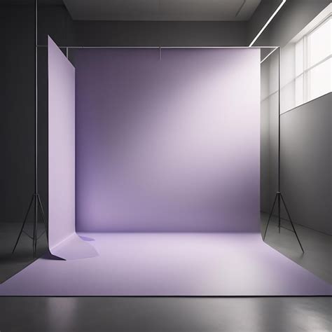 Premium Photo | A purple room with a purple background and a purple ...