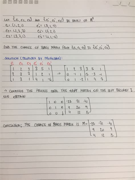 Change Of Basis Linear Algebra - slidesharetrick