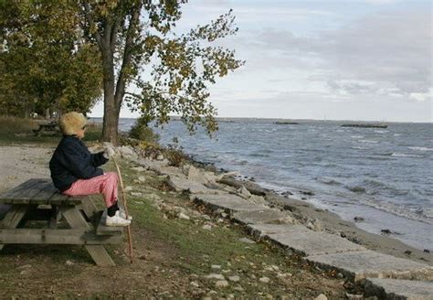 East Harbor State Park beach in Marblehead features tame waves - cleveland.com