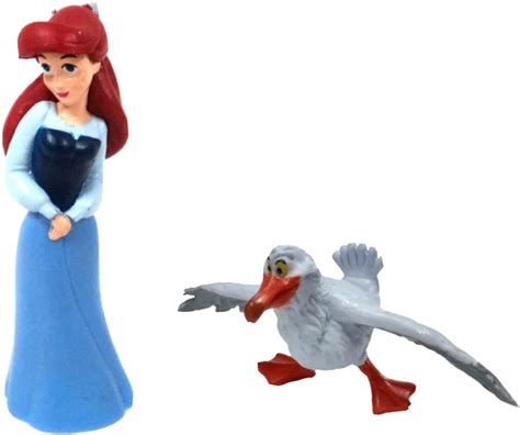 Little Human Ariel & Scuttle 3" PVC Cake Topper Figure Figurine - Walmart.com