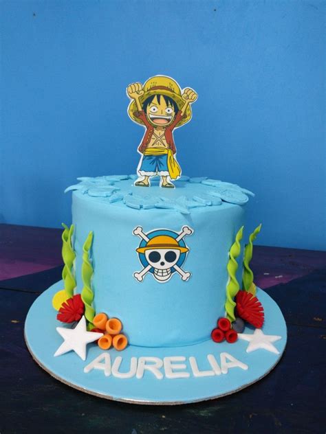 One Piece Themed Cake! | Anime cake, One piece birthdays, Pretty birthday cakes