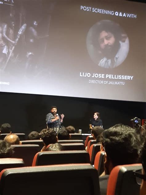 Lijo Jose Pellissery at 'Jallikattu' Q&A in Mumbai (Girish Gangadharan was there too ...