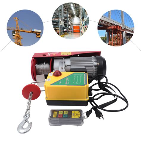 Miumaeov Electric Hoist With Wireless Remote Control & Single/Double ...