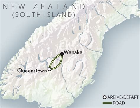 Map Of Wanaka And Surrounds - Cicely Bridgette