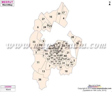 Meerut Ward Map