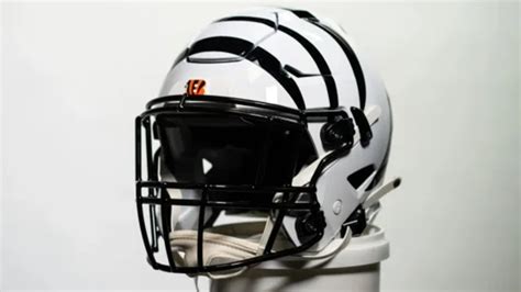 Bengals unveil new white tiger helmet for 2022 season that will be worn ...