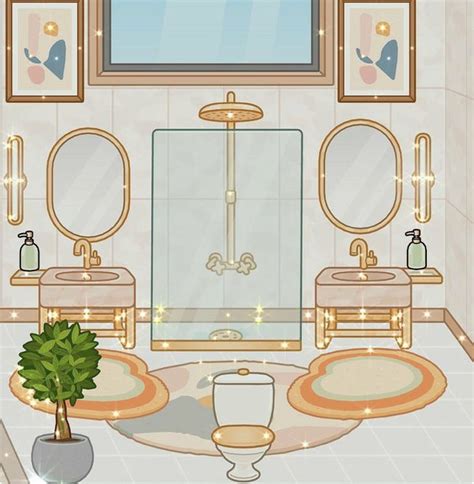 Aesthetic Toca Boca Bathroom Design