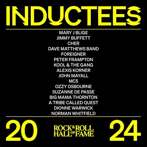 2024 Rock & Roll Hall of Fame Inductees: Cher and Foreigner Make the Cut