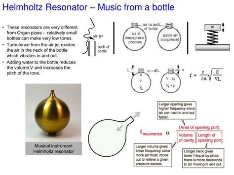 PPT - Helmholtz Resonator – Music from a bottle PowerPoint Presentation - ID:7066563