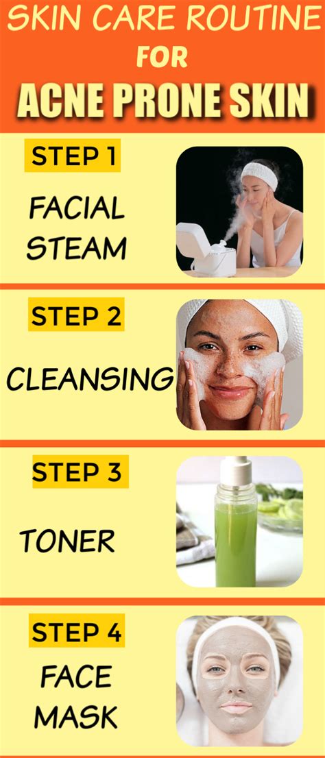 Daily Skin Care Routine For Acne Prone Skin #acne #skincare # ...