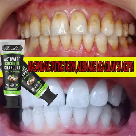 PEIMEI Whitening Toothpaste Activated Coconut Charcoal Toothpaste ...