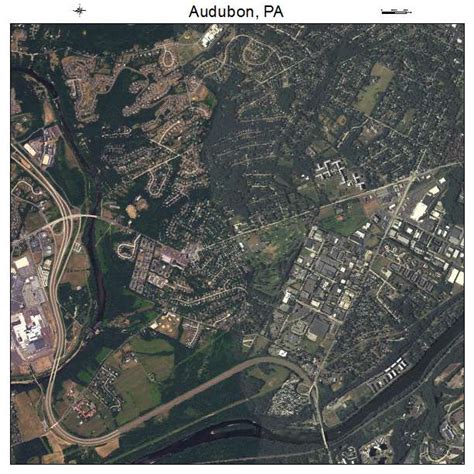 Aerial Photography Map of Audubon, PA Pennsylvania